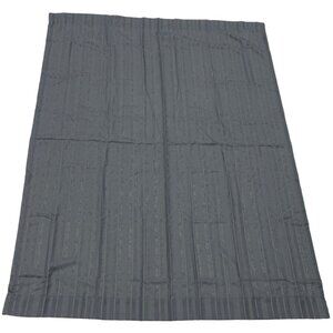 Lichtenberg Gray Panel Window Curtain Size 49W 62L Textured Rod Pocket Home Deco